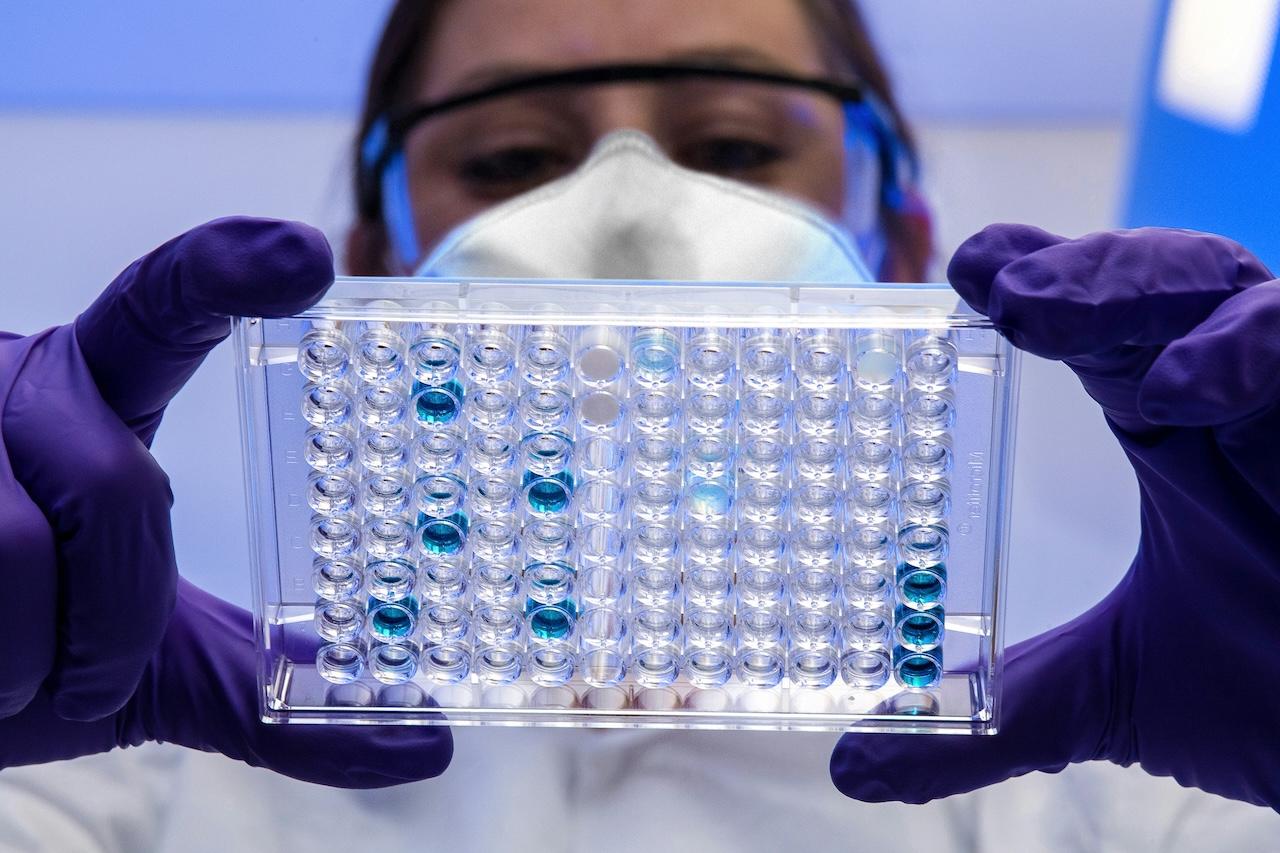 Scientist Analyzes DNA