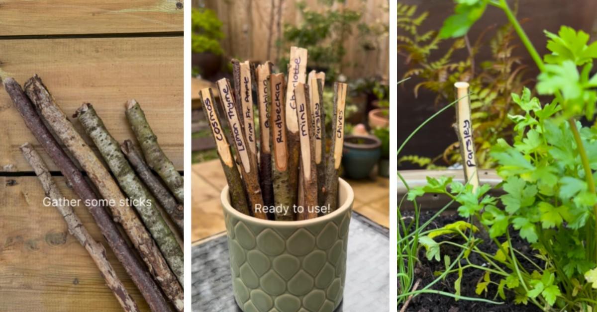 DIY garden markers