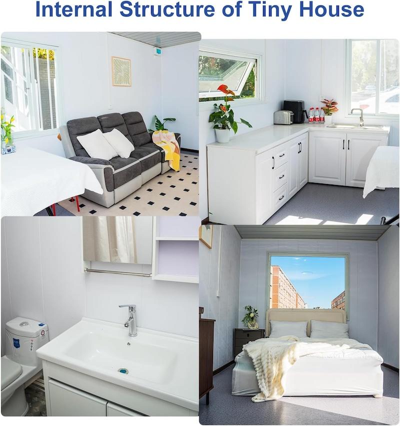 inside tiny house amazon
