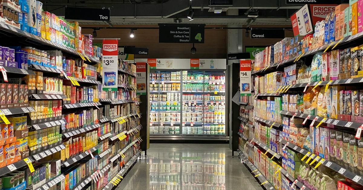 Inside view of a grocery store