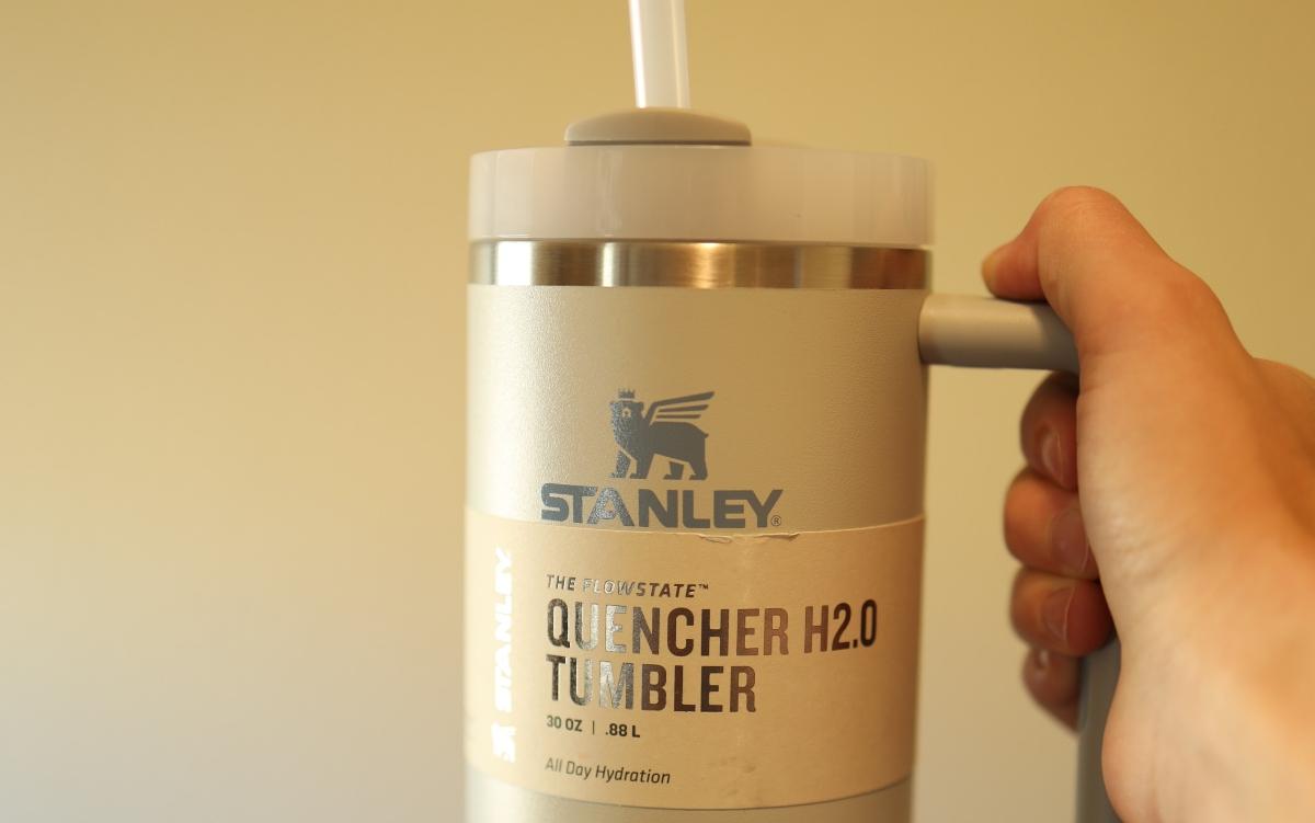 Beige Stanley tumbler