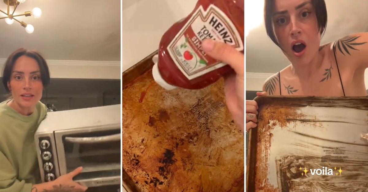 cleaning silver kitchen items with ketchup