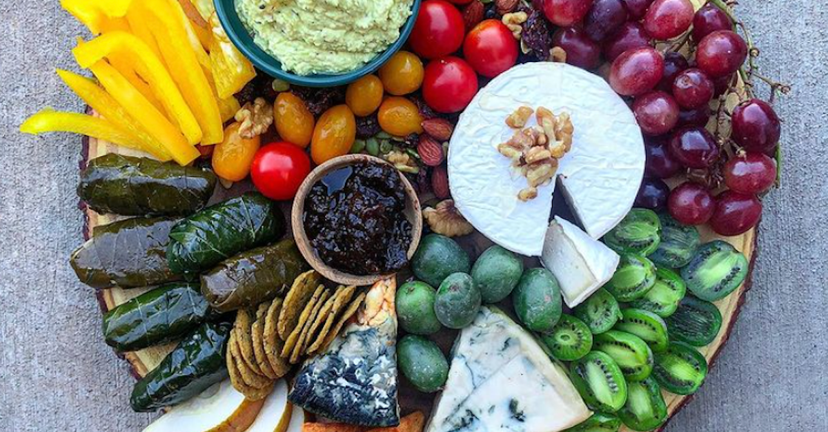 vegan charcuterie board