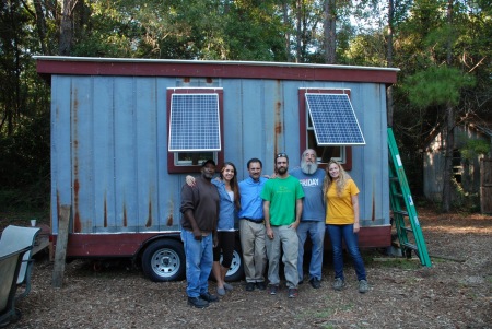 The GreenBy3 team with Ned Ryan Doyle.