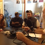 The GreenBy3 team on location for radio interview